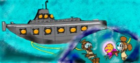 Kim の 潜水艦 の絵