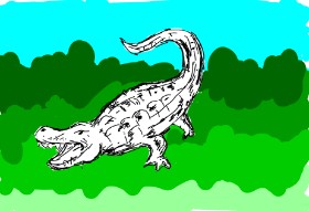 Lsk の アリゲーター の絵
