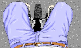 Рисунок на тему «Одноколесный велосипед» — автор: Flowerpot