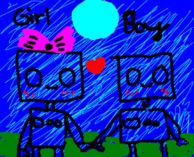 lanie123 の ロボット の絵