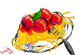KreutzArt の スパゲッティ の絵