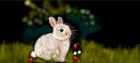 Hase-Zeichnung von Çhåching
