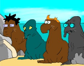 Drawing of Walrus by IThinkWereDoomed