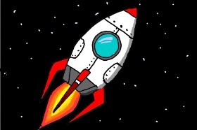 Рисунок на тему «Ракета» — автор: ThasMe13