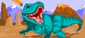 chipichipi chapachapa の ティラノサウルス・レックス の絵