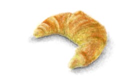 Humo de copal の クロワッサン の絵