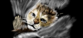 Drawing of Simba (Lion King) by Çhåching