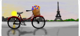 DebbyLee の 自転車 の絵
