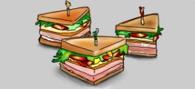 Drawing of Sandwich by Ani