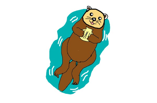 Unknown の カワウソ の絵