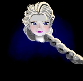 Joze の エルサ（ディズニー） の絵