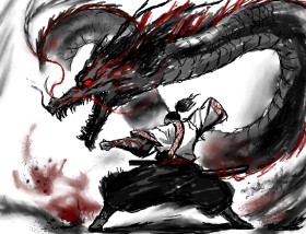 Ryomen の ドラゴン の絵