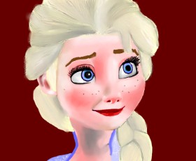 IThinkWereDoomed の エルサ（ディズニー） の絵