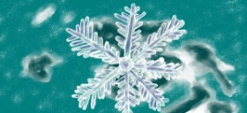 YIXI の 雪の結晶 の絵