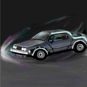 Drawing of Car by Andromeda