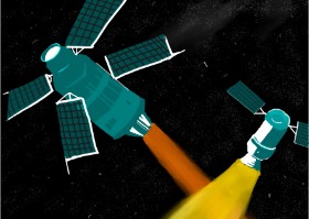 Нина の 衛星 の絵