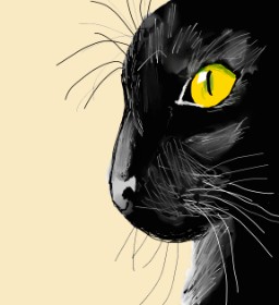 Рисунок на тему «Котенок» — автор: Unknown