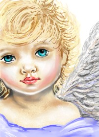 Drawing of Angel by ⋆su⋆vinci彡