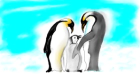 Maggy の ペンギン の絵