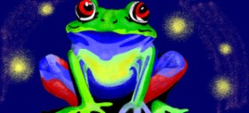 Рисунок на тему «Лягушка» — автор: chipichipi chapachapa