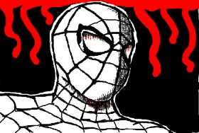 Sketchy Neighbor の スパイダーマン の絵