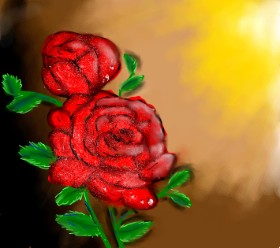 Рисунок на тему «Роза» — автор: Ro🌹se🥀