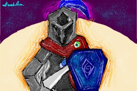 saraharts の 騎士 の絵