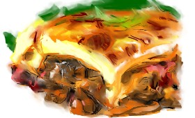 Herbert の ラザニア の絵