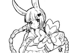 Katame の クローバー の絵