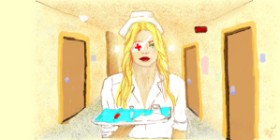 Рисунок на тему «Медсестра» — автор: Helena