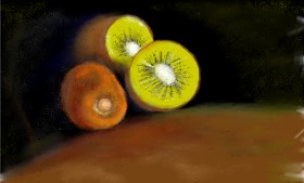 Yasi の キウイフルーツ の絵