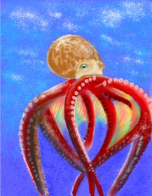 Drawing of Octopus by ⋆su⋆vinci彡