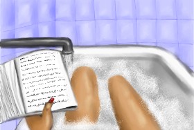 Aminich の バスタブ の絵