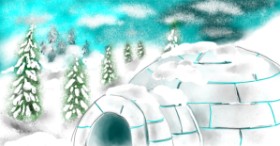 Eclat de Lune の イグルー の絵