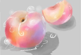 𝐓𝐎𝐏𝑅𝑂𝐴𝐶𝐻™ の 桃 の絵