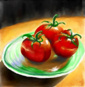 Drawing of Tomato by 👽mint