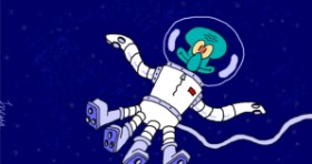 Рисунок на тему «Космонавт» — автор: InessA