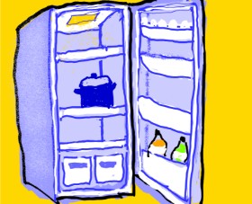 Kühlschrank-Zeichnung von Cherri