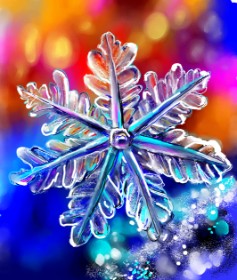 Яandi の 雪の結晶 の絵