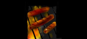 Drawing of Hotdog by Gillian