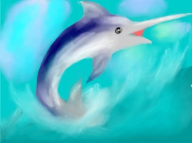 Silver Gun の メカジキ の絵