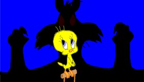 Drawing of Tweety Bird by Sam