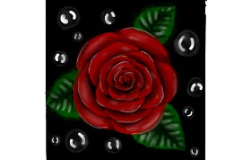Рисунок на тему «Роза» — автор: Grissyy