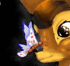 Eyes の バンビ の絵