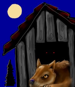 Leah の 犬小屋 の絵