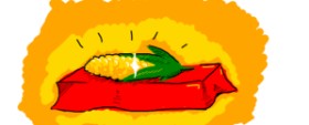 Kossara の トウモロコシ の絵