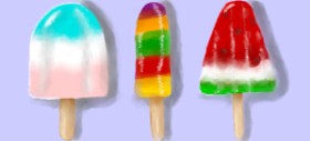 Drawing of Popsicle by Debidolittle