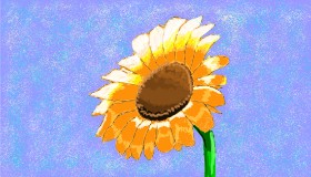 Рисунок на тему «Подсолнечник» — автор: Sam