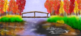 Debidolittle の 川 の絵