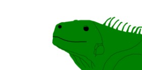 Mary の トカゲ の絵